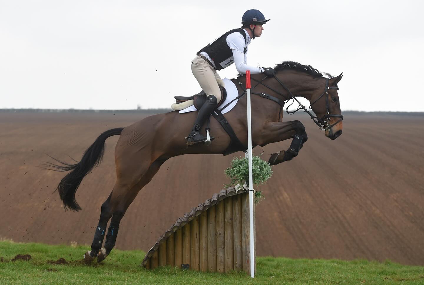 Sam Ecroyd, event rider cross country at Oasby Horse Trials