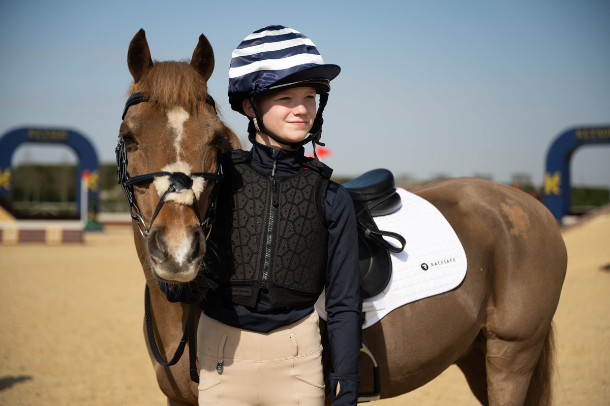 Teal Racesafe Body Protector Racesafe Launches the All-New HX3 Body Protector