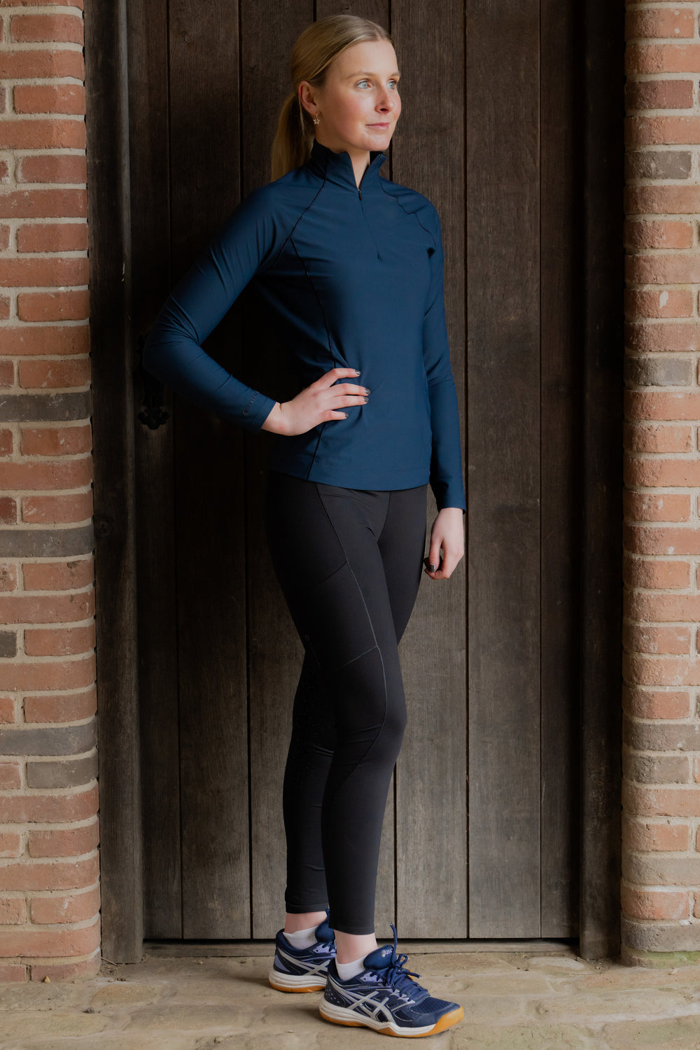 Black Core Grip Riding Tights