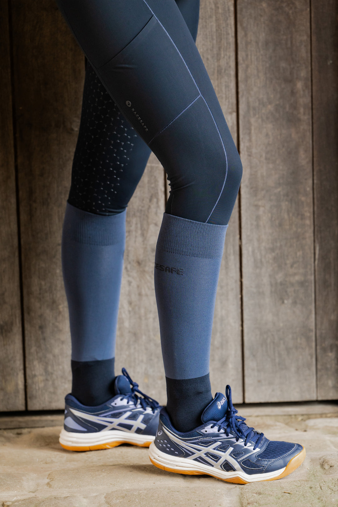 Blue Riding Socks